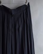 "Chloe" Fold-in pleats maxi length skirt