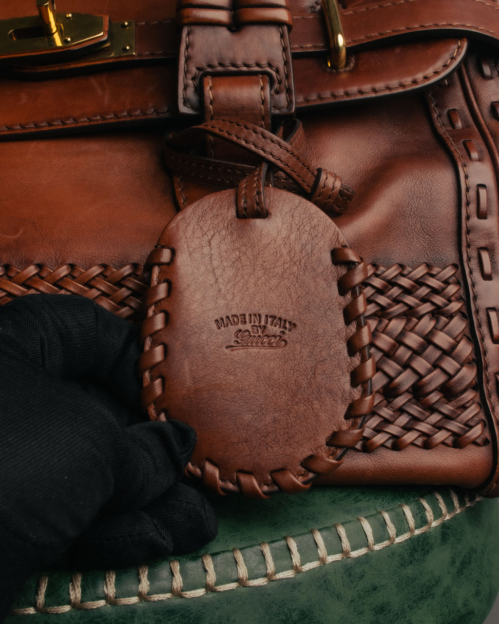 -SPECIAL- “GUCCI” 2016-2021 Archive inspired braided leather top handle bag