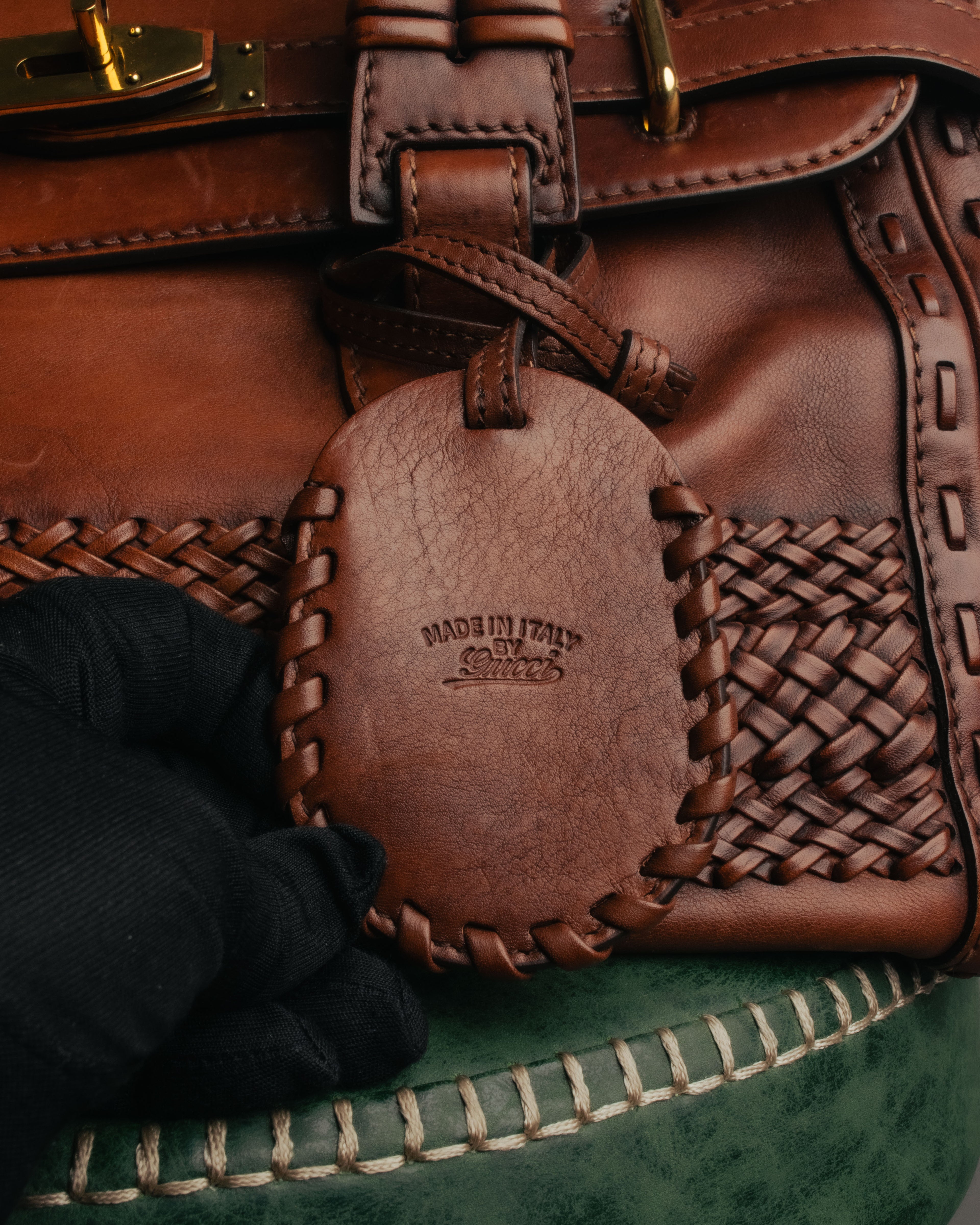 -SPECIAL- “GUCCI” 2016-2021 Archive inspired braided leather top handle bag