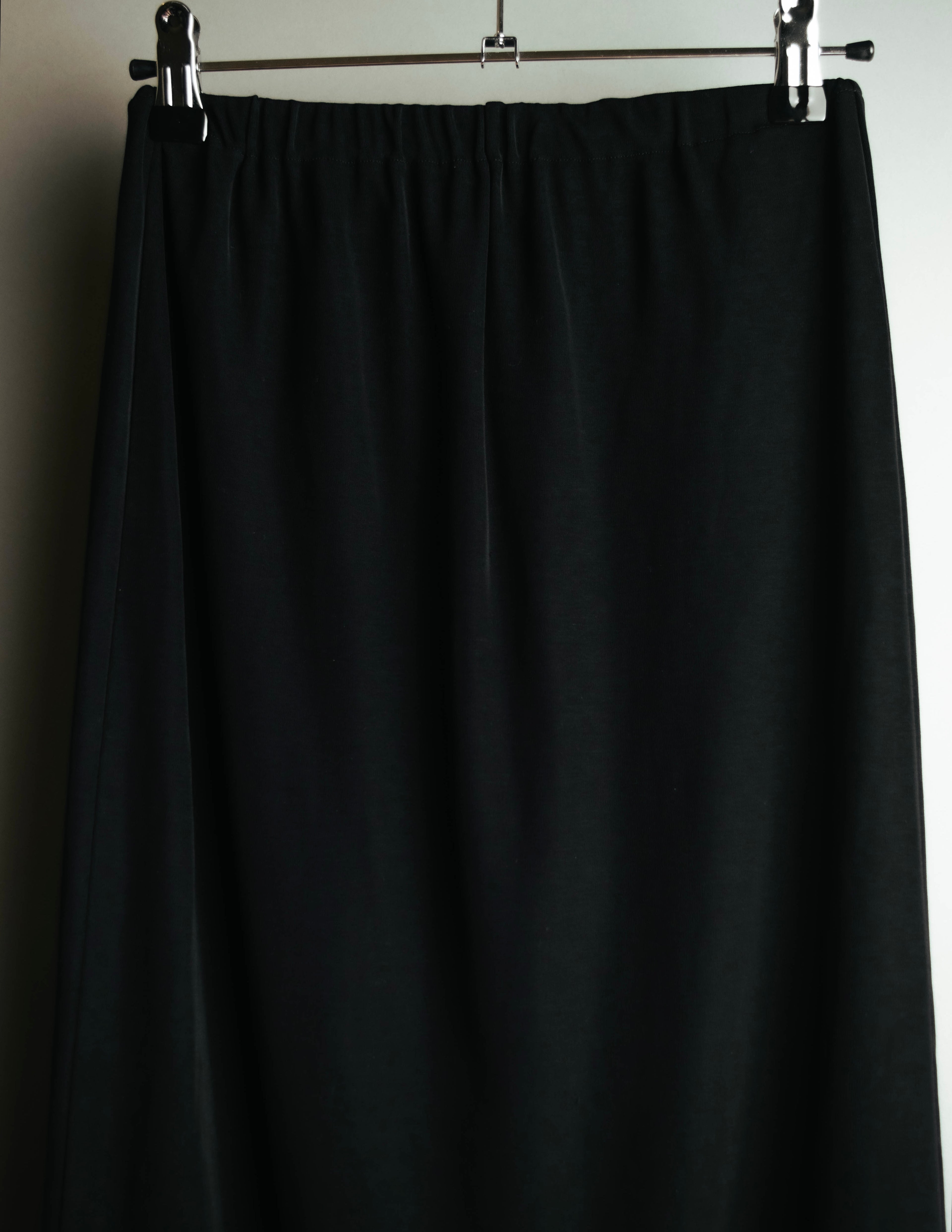 "Y's" Minimal black maxi skirt