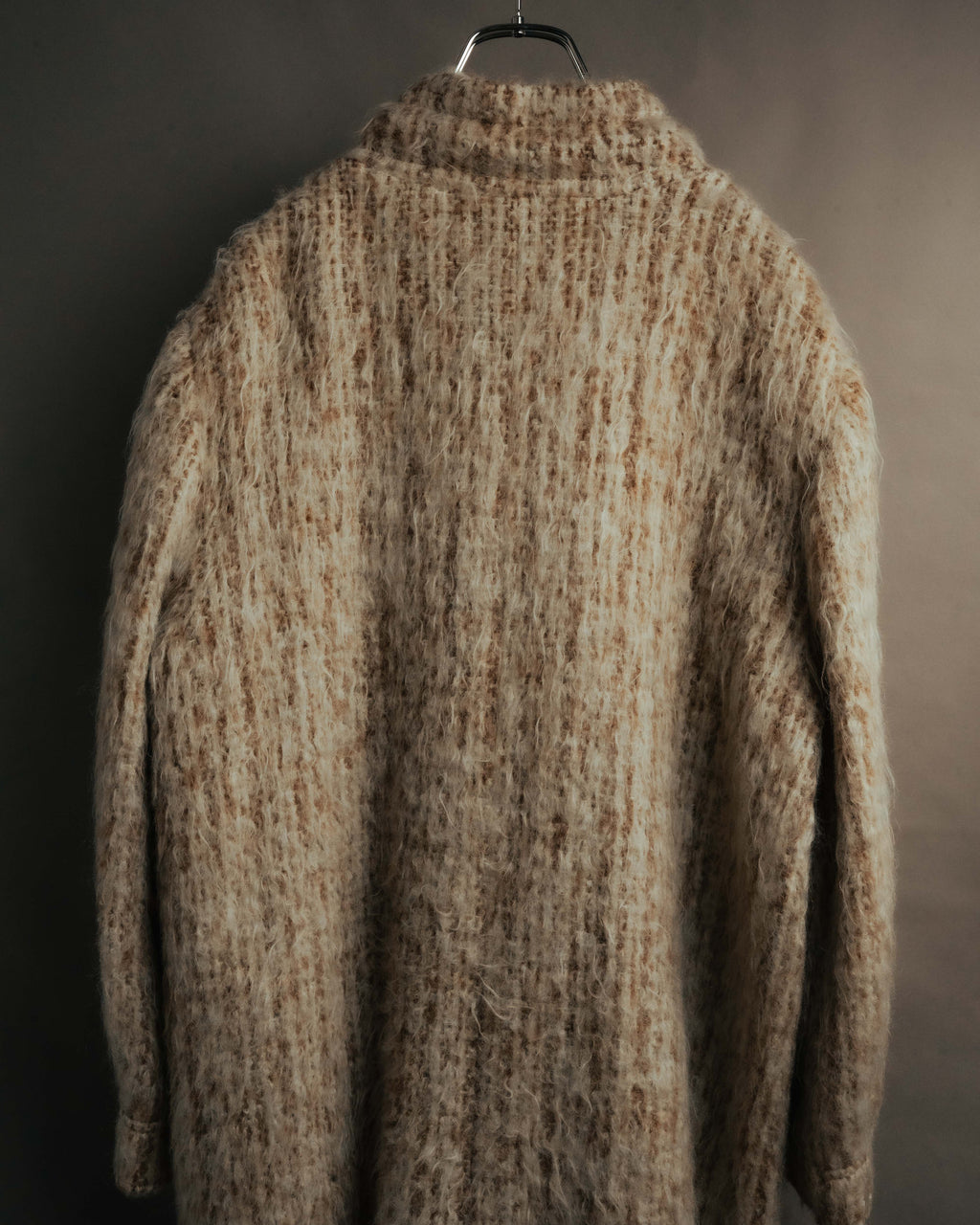 “Vintage” 80’s Shaggy textured long knit coat
