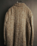 “Vintage” 80’s Shaggy textured long knit coat