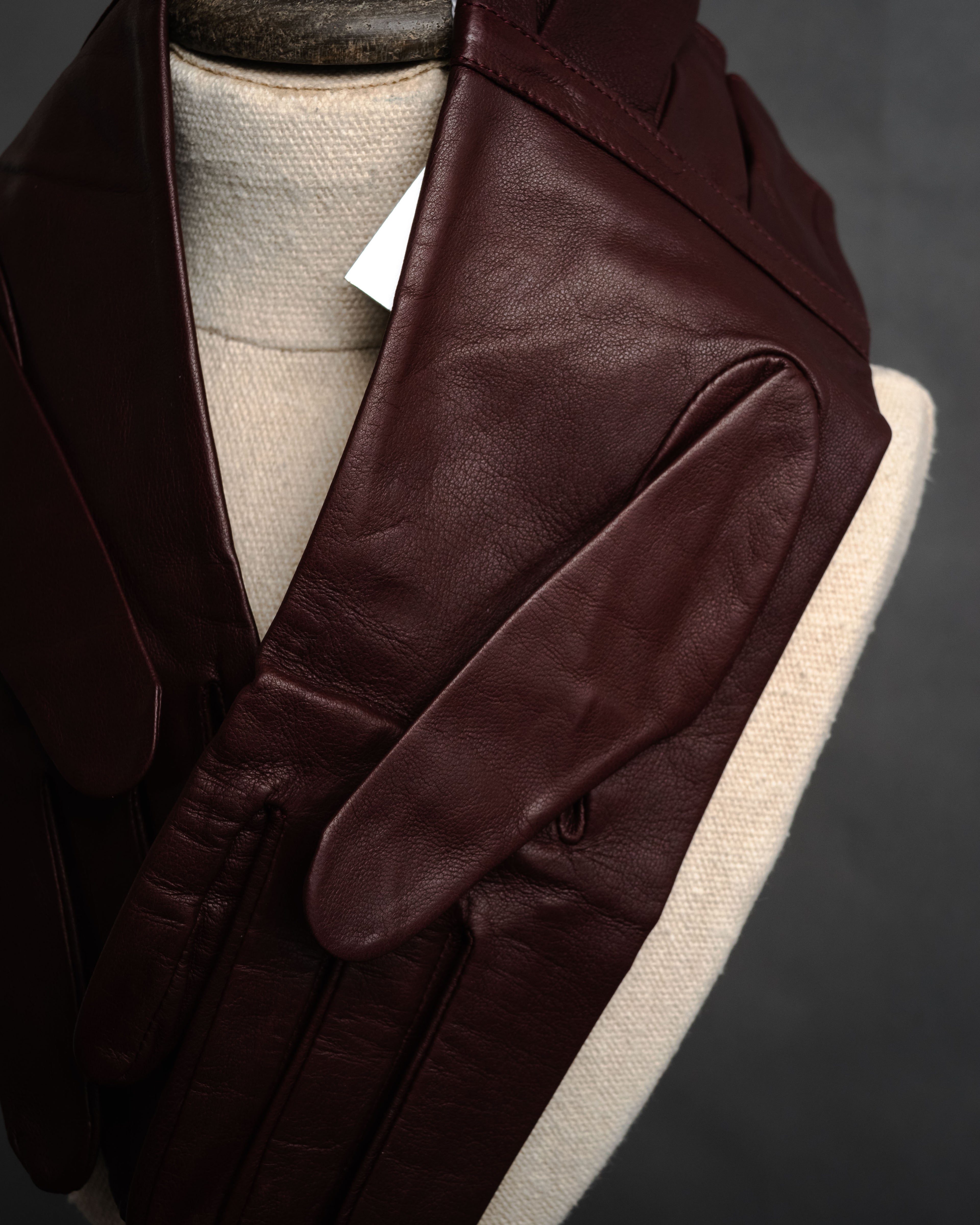 “Christian Dior” 1980’s-90’s Bow detailed leather gloves