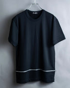 “Comme des Garçons Homme Plus” Zip attached detail T shirt