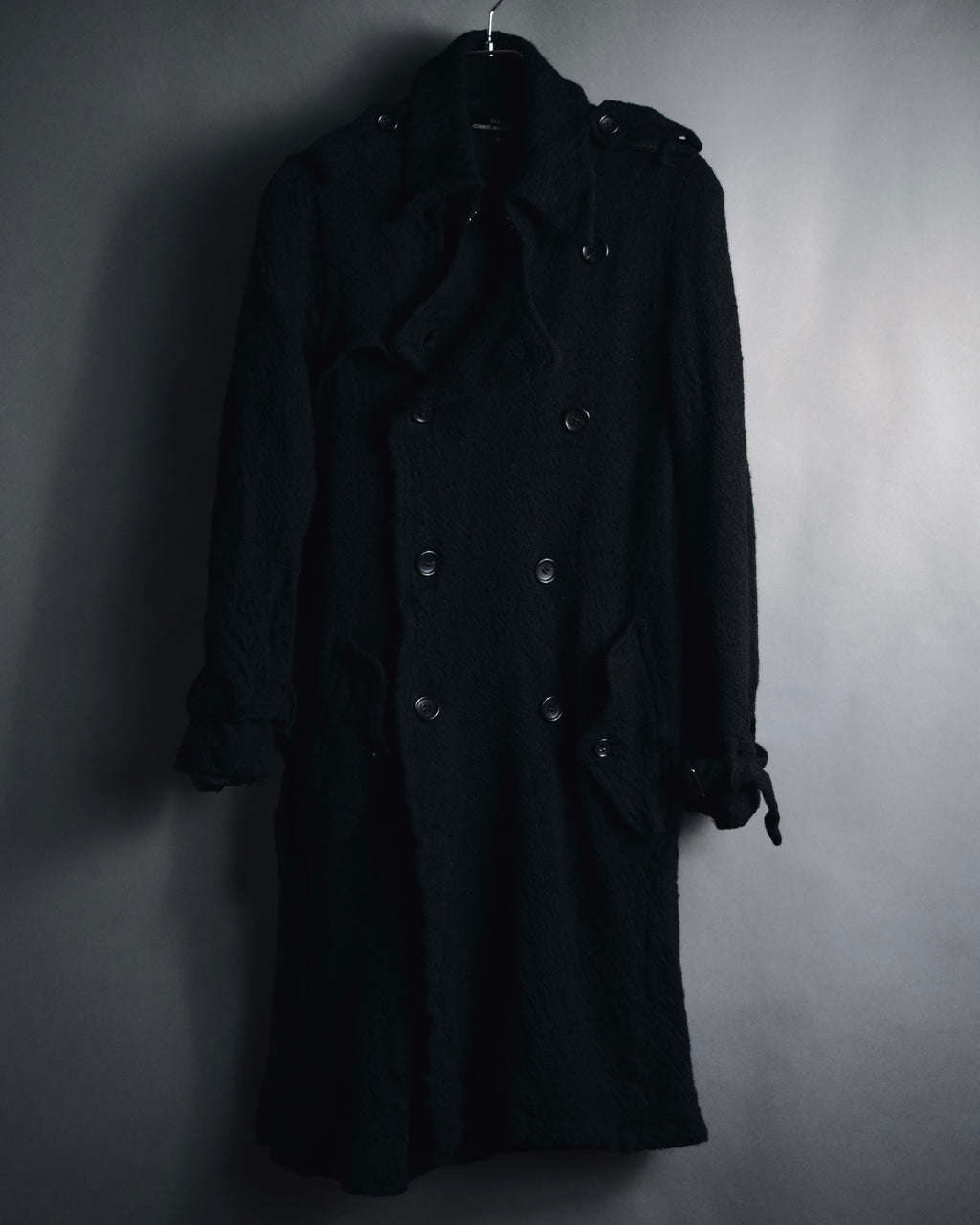 "tricot COMME des GARÇONS" 2007AW shrunk wool trench coat