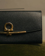 “Salvatore Ferragamo” Vintage gancini continental wallet