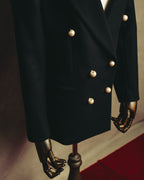 "CÉLINE" 10's Structured double-breasted blazer