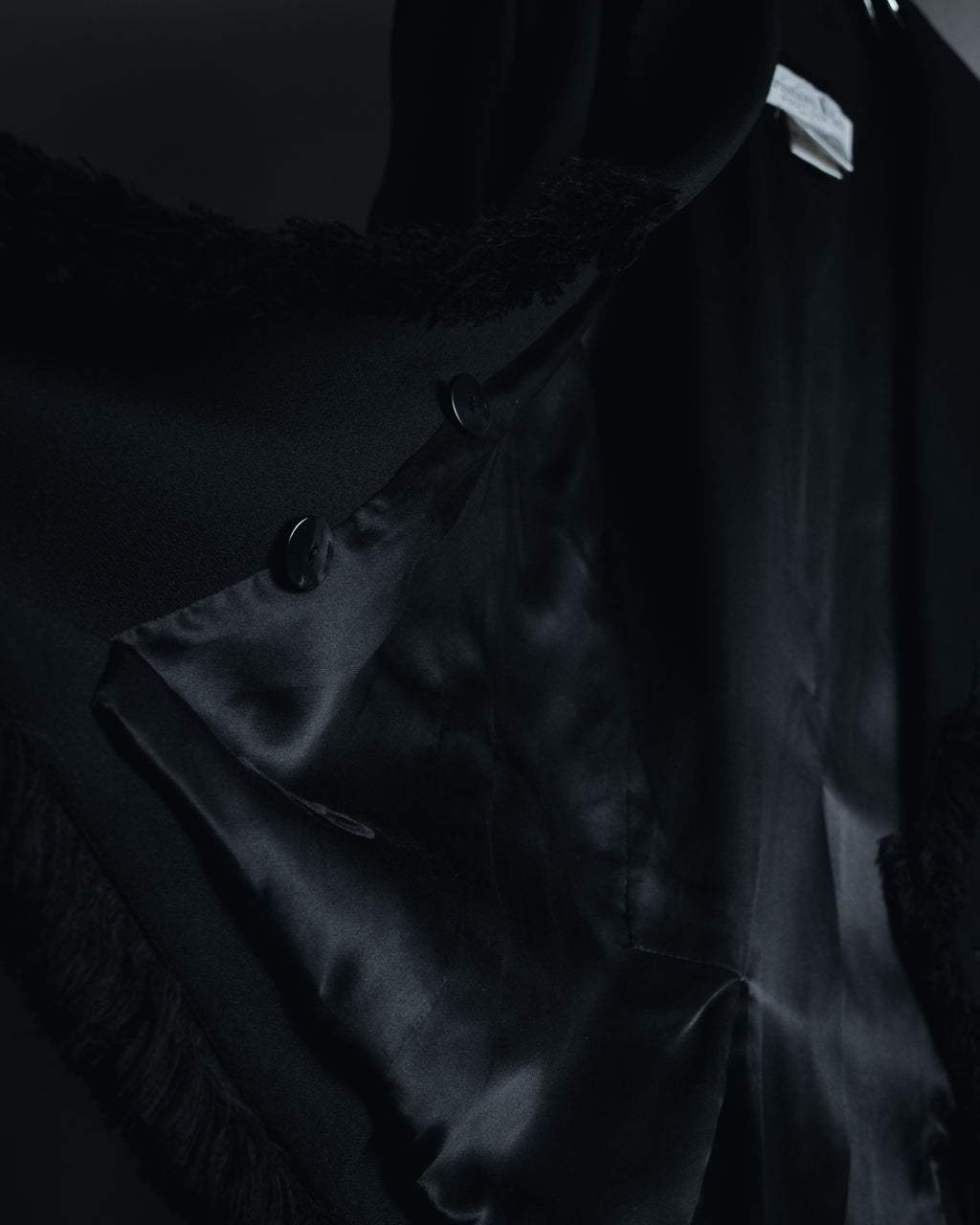 –SPECIAL– "Christian Dior"
98SS fringed peak lapel double breasted jacket