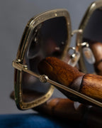 "GUCCI" Glitter design octagonal frame sunglasses