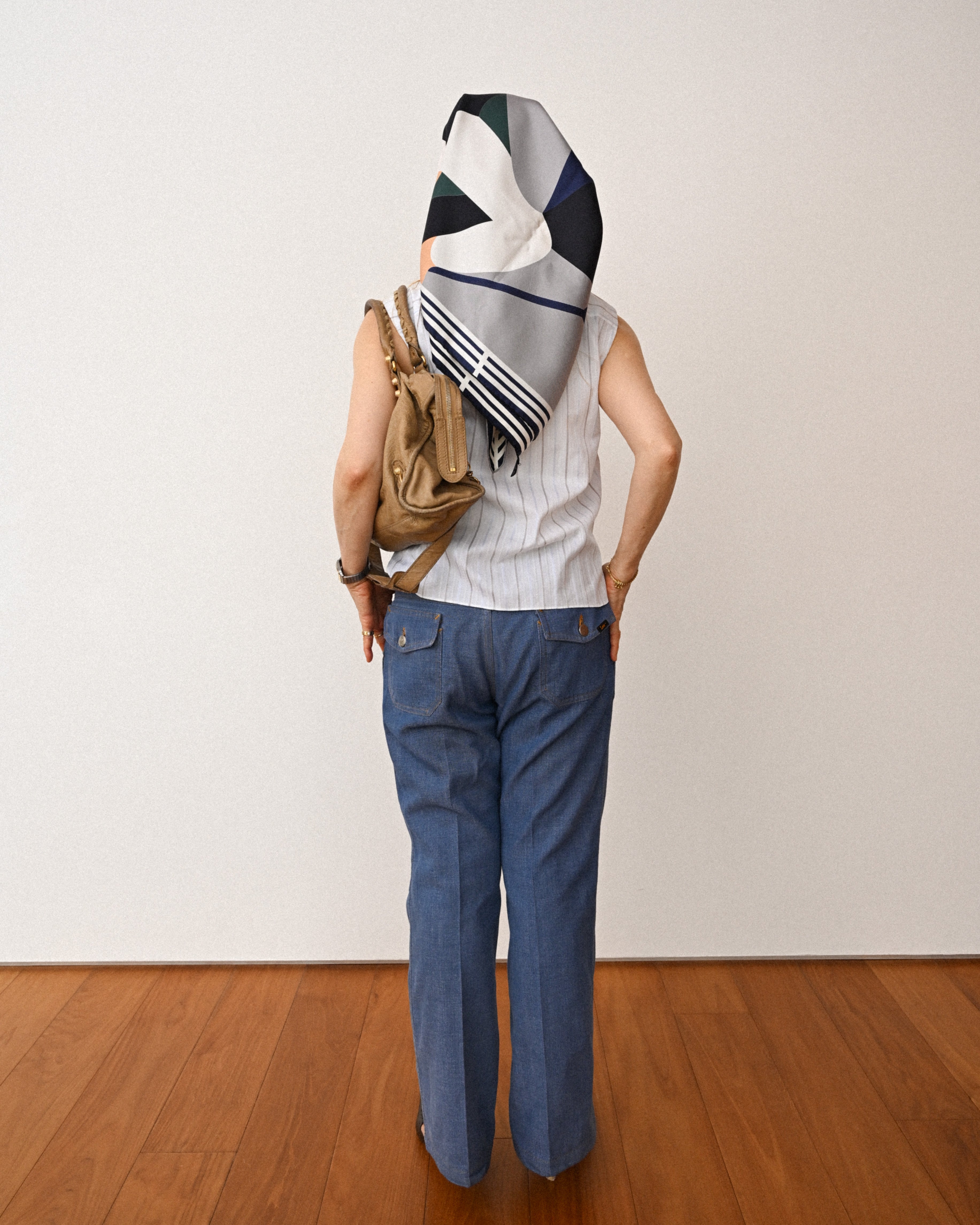 Lee/ Multi Pocket Designed Flare Silhouette Denim Blue