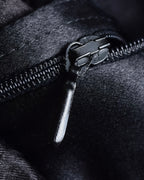 "GIANFRANCO FERRE" Structured wool satin ruffle inner detail set up