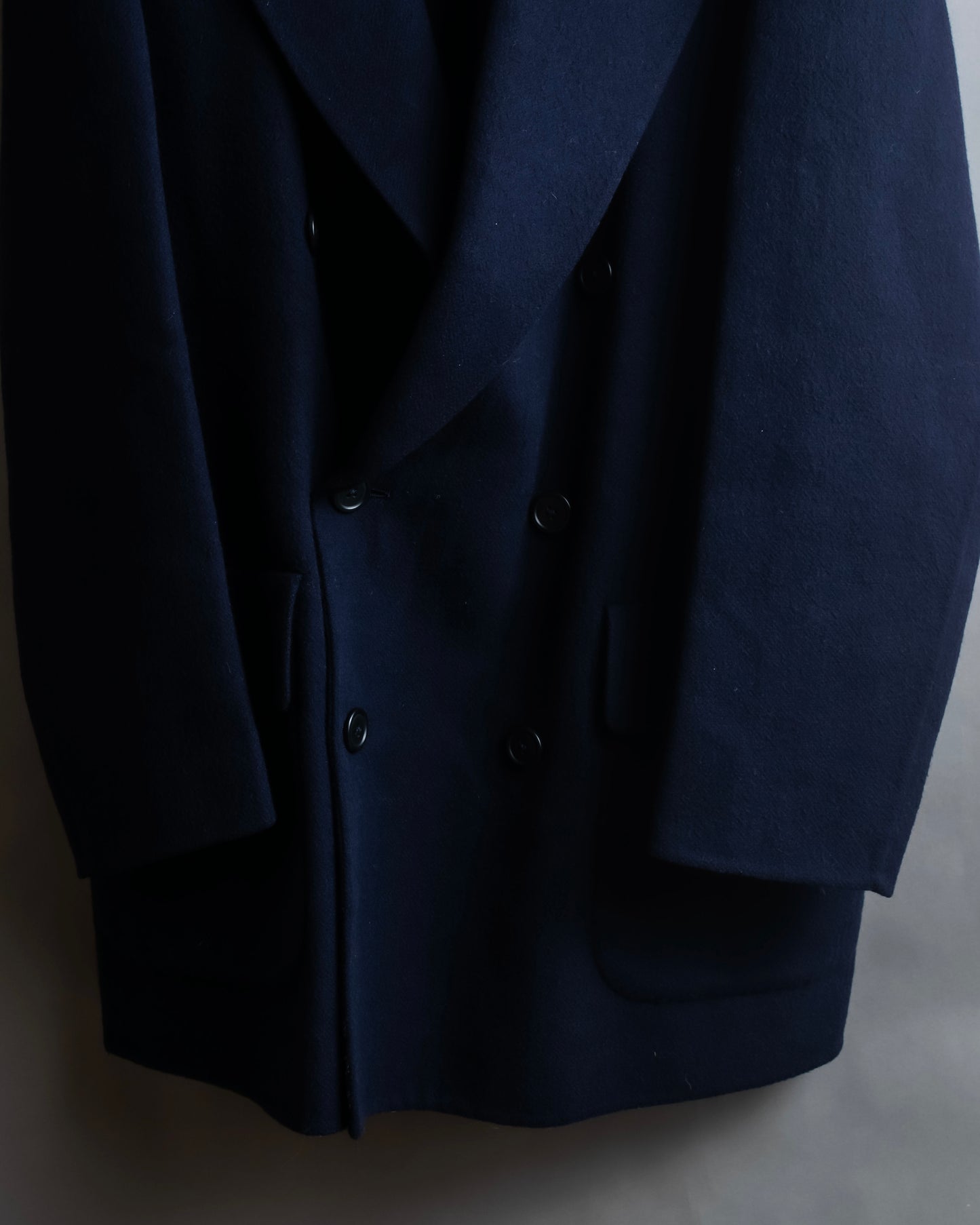 "BURBERRYS" Oversized wide lapel tailored coat