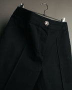 “CHANEL” 2004 Spring grosgrain straight trousers