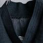 "GIANNI VERSACE" Soutien collar docking mid length wool coat