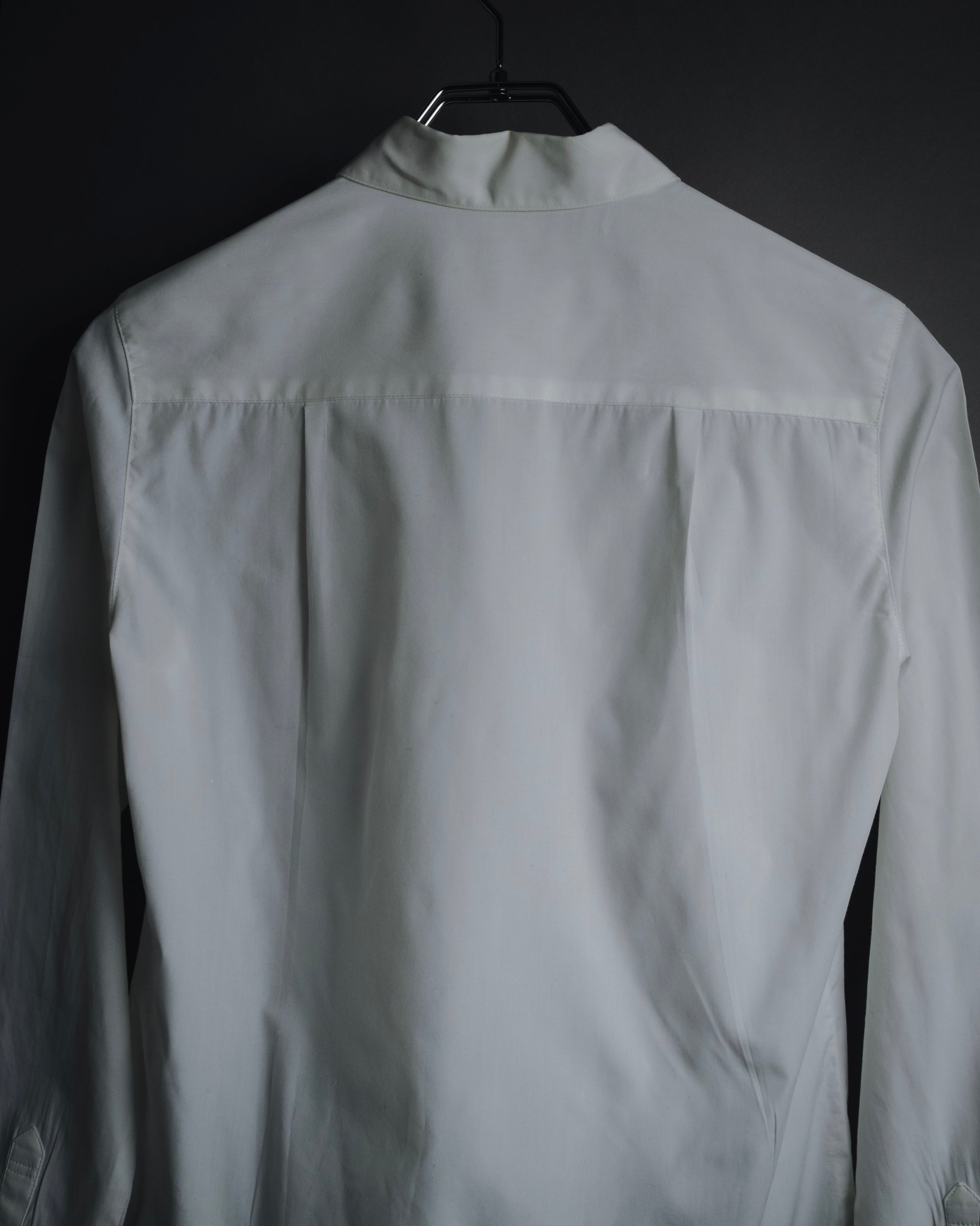 "BURBERRY LONDON" 2010-2014 pintuck tuxedo-front dress shirt