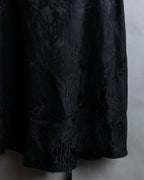 "Olivier Theyskens" Jacquard metal parts design sleeveless dress