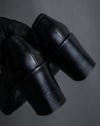 -MOOD Christmas Collection-
"HERMES" 90's-00's Gold buckle design heeled loafers