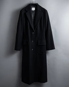 -SPECIAL- "CELINE" 1997-04's Michael Kors period minimal detail long chester coat