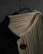 "ISSEY MIYAKE" Fine pleated shirt jacket