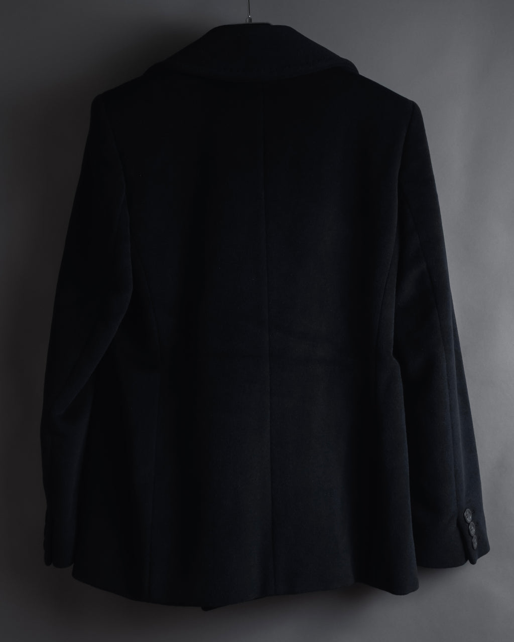 Abrigo doble botonadura estilo pea coat de los años 90-00 de "Max Mara"