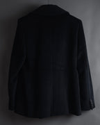 Abrigo doble botonadura estilo pea coat de los años 90-00 de "Max Mara"