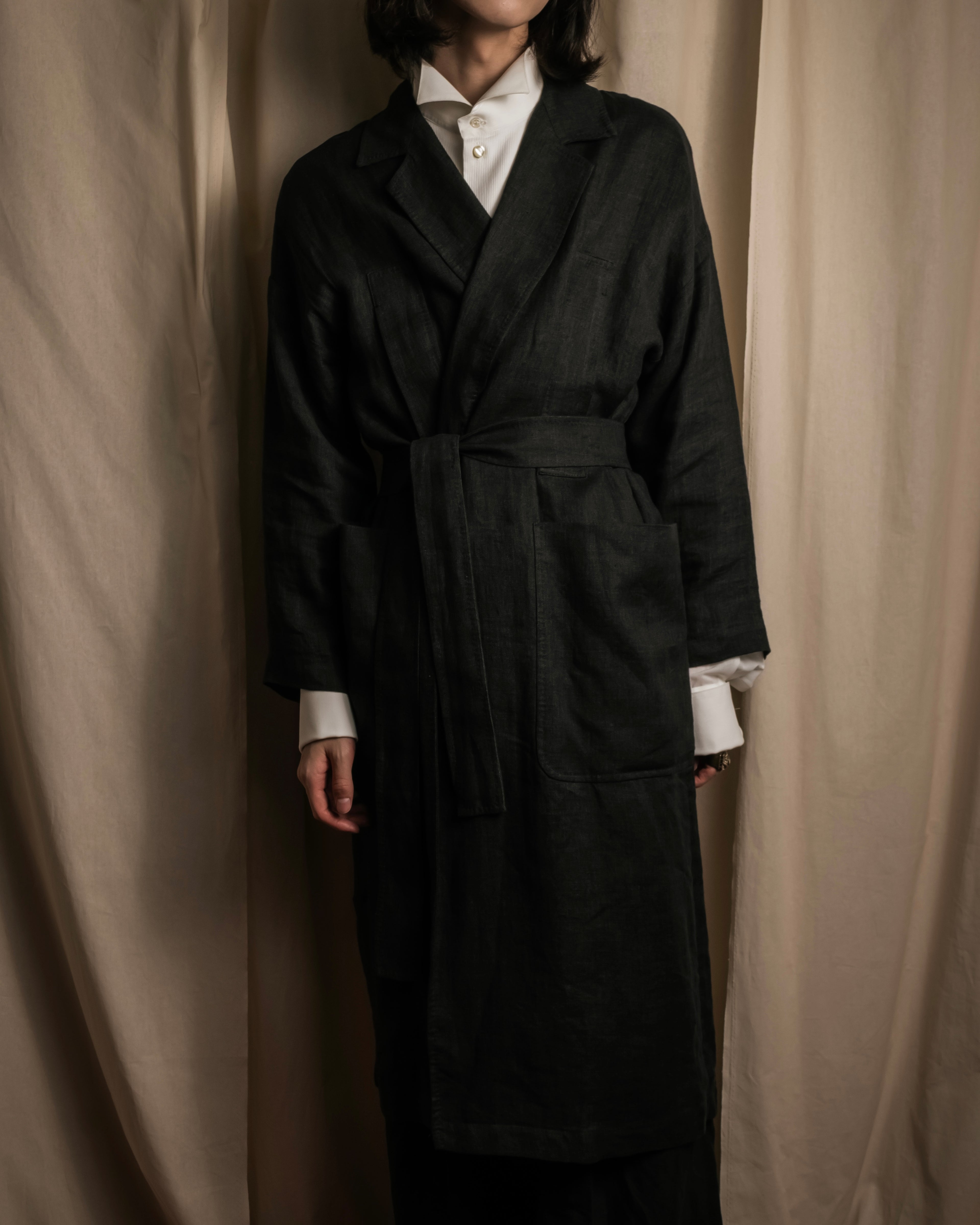 "Max Mara Studio" Straight fitting single-piece long coat