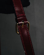 "CELINE" 2019-22 Heritage turn-lock box calf shoulder bag