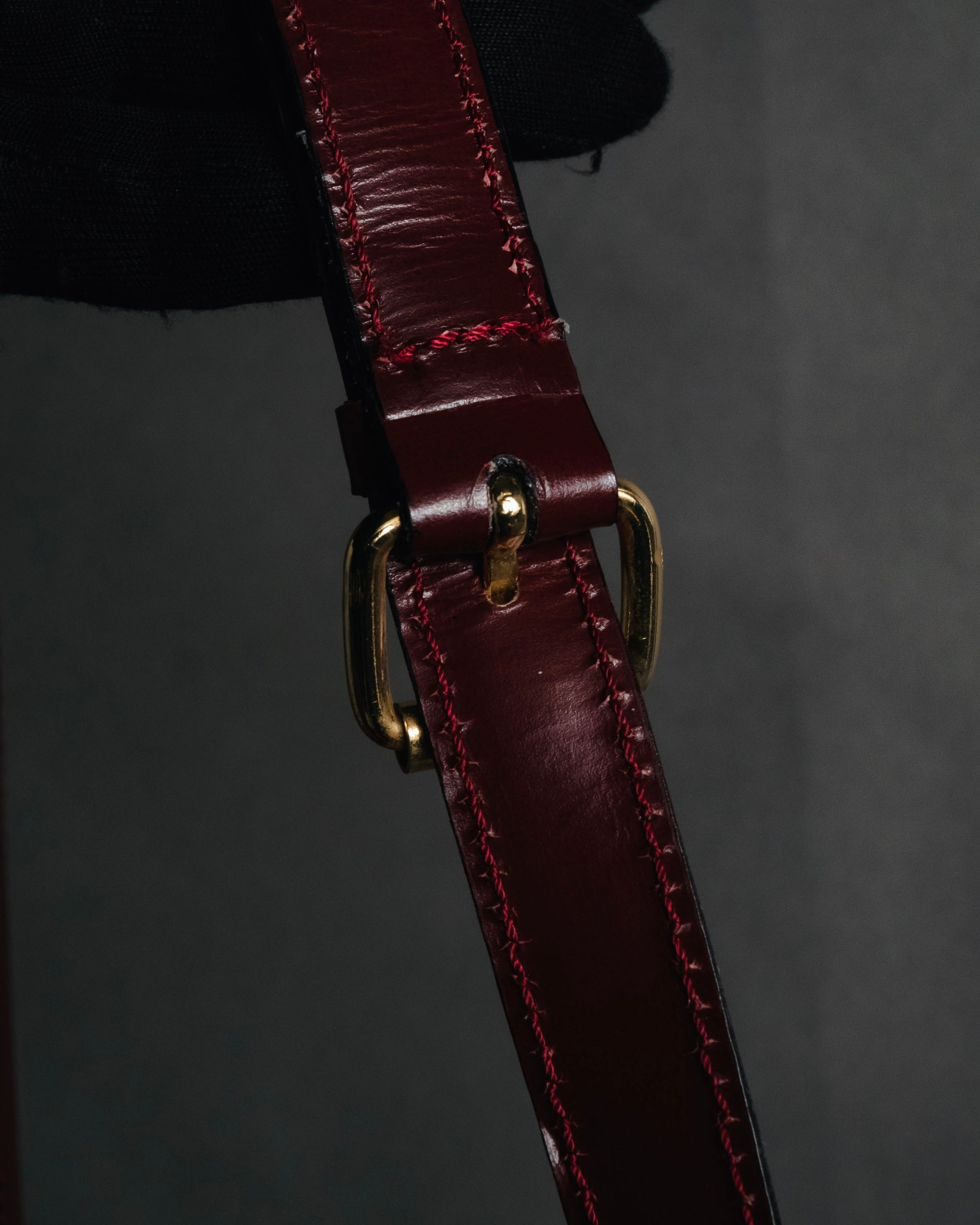 "CELINE" 2019-22 Heritage turn-lock box calf shoulder bag