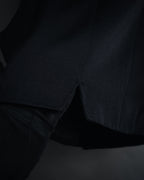 "tricot COMME des GARÇONS"
1989 Velvet-collared double-breasted tailored vest