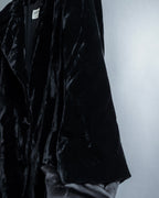 "ERREUNO" Relaxed tailored velour jacket