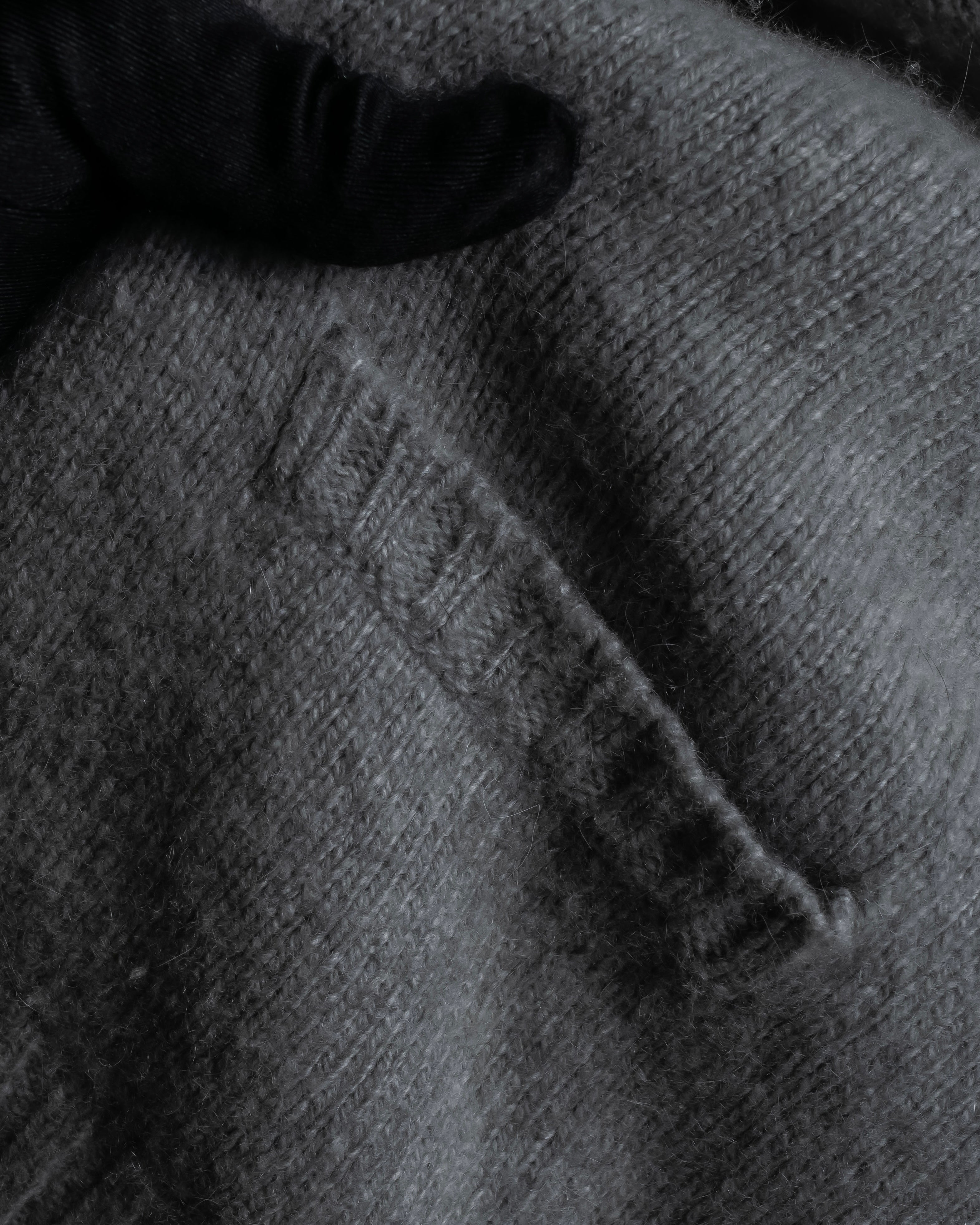 "GUCCI" Cashmere brand double zipper blouson