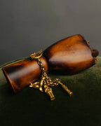 "Salvatore Ferragamo" 80's-90's Playful winter charm bracelet