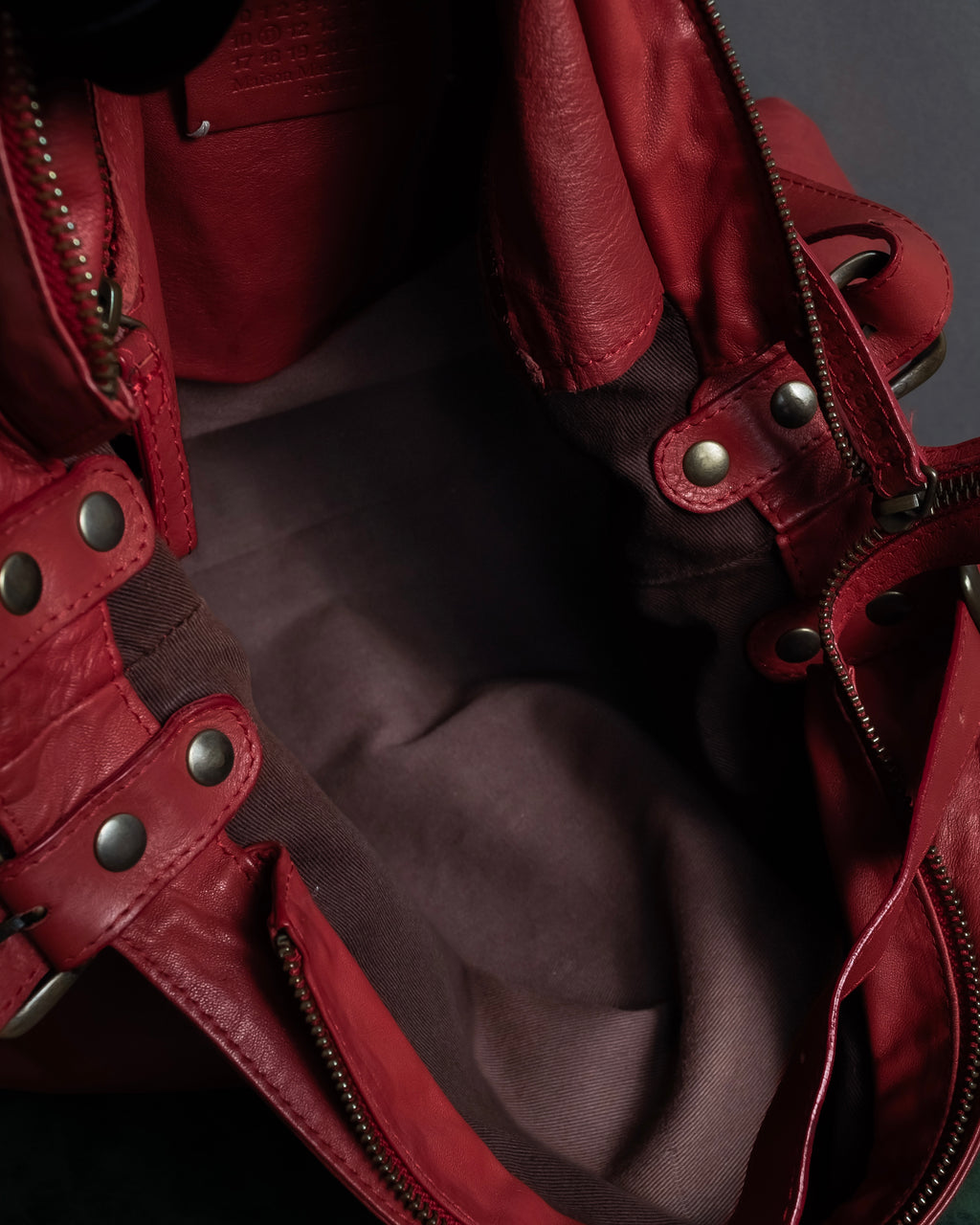 -SPECIAL- "Maison Martin Margiela"
 00'sLate period-13's Double strap design large shoulder bag