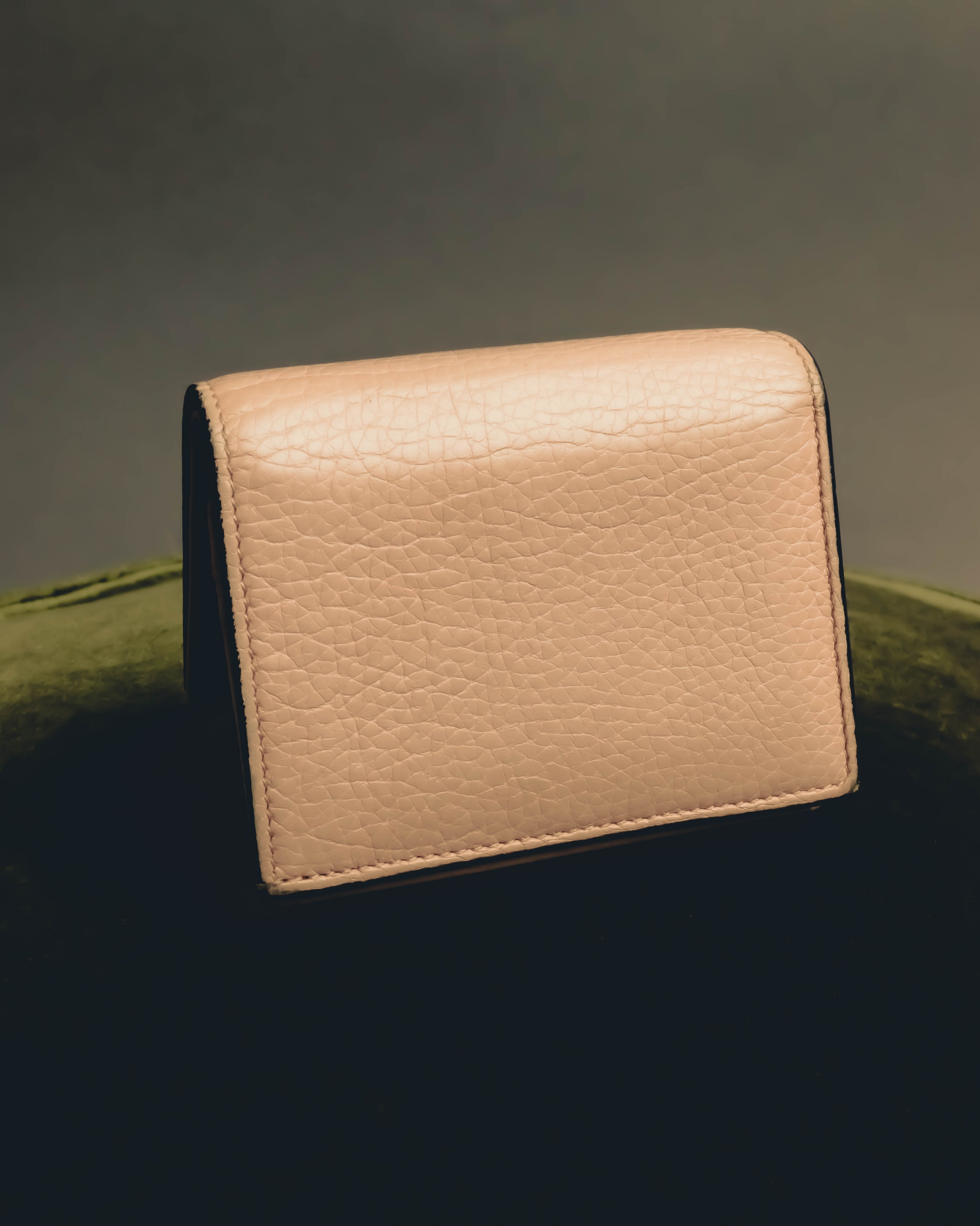 "GUCCI" 2010's-20's Pink bee motif trifold wallet