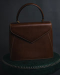 "Salvatore Ferragamo" 90’s structured top-handle leather bag