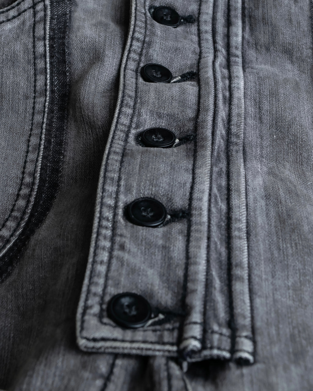 "STELLA McCARTNEY" Multi detail belted denim jacket