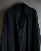 "Christian Dior" Straight line draping silk chester coat