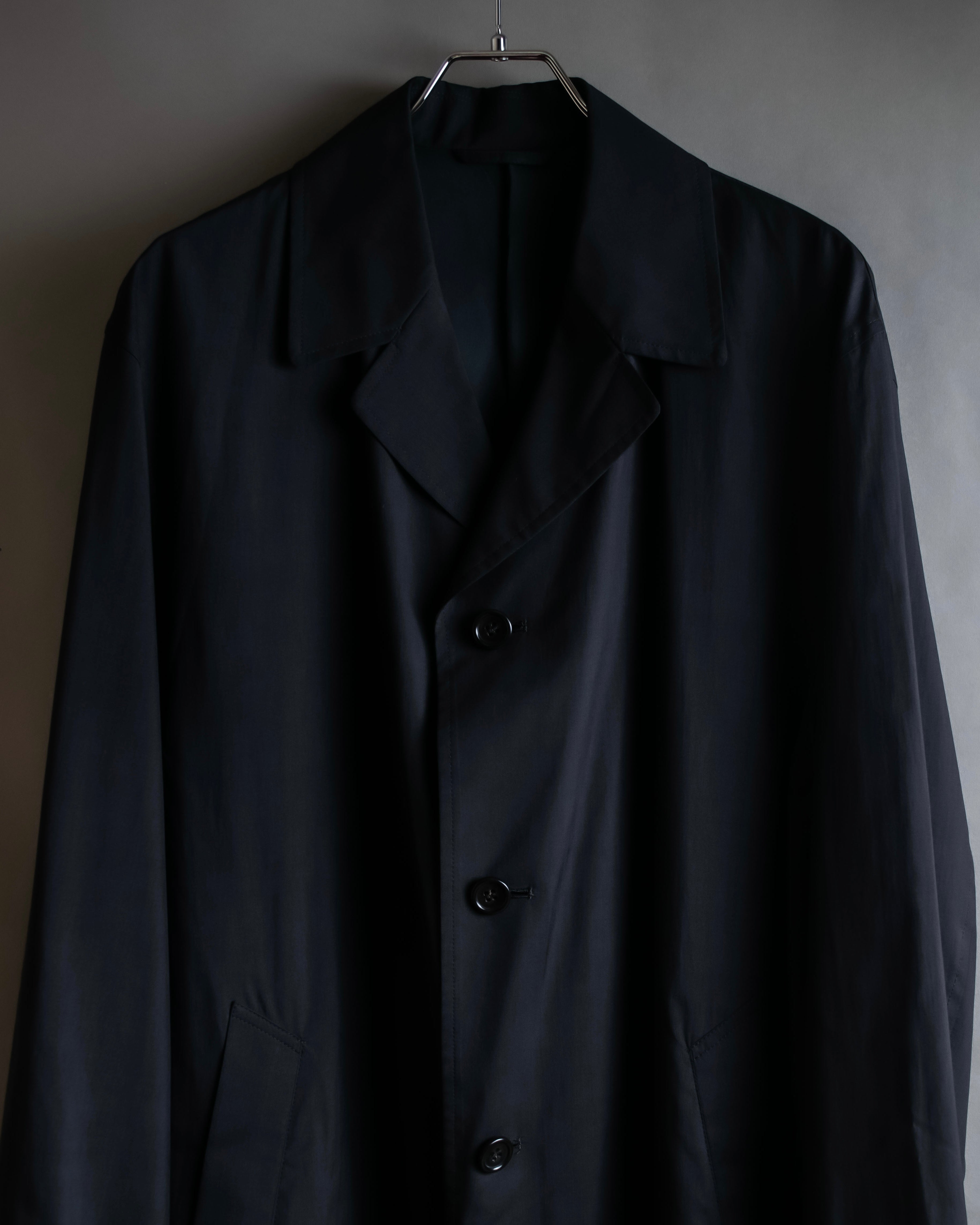 "Christian Dior" Straight line draping silk chester coat