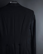 "Saint Laurent Paris" Modern tailcoat design jacket