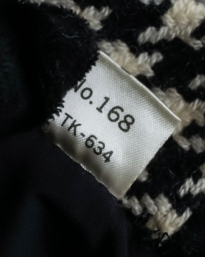 "Valentino Garavani" Houndstooth pattern lace velvet design set up