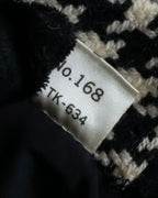 "Valentino Garavani" Houndstooth pattern lace velvet design set up