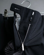 "LOEWE" Deep pleat tapered draped slacks