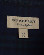 "BURBERRY" Tartan check pattern frill shirt