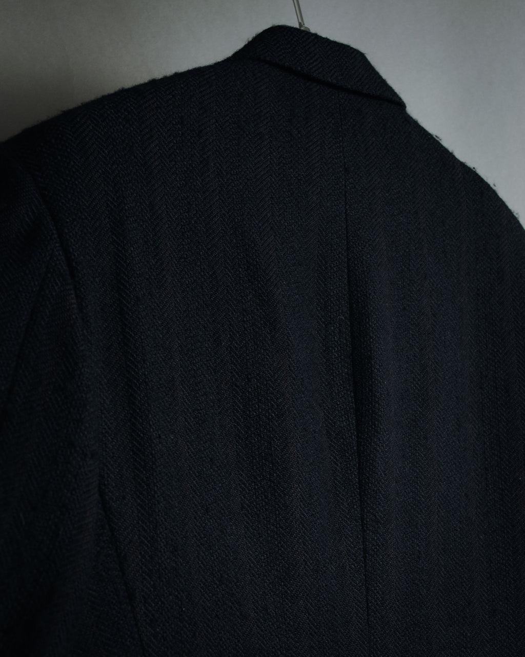 "HERMES" 90’s cashmere blend heritage vip limited tailored jacket