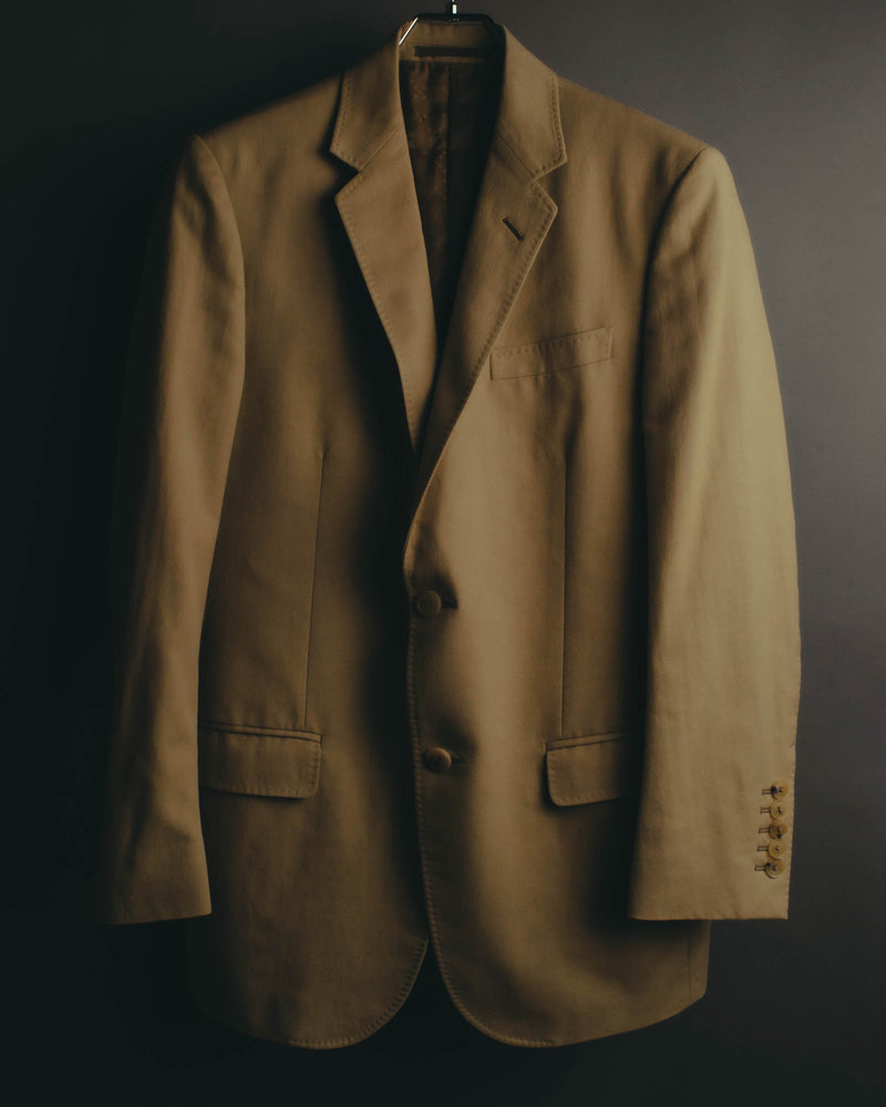 “GUCCI” 00’s-10’s Cotton mohair tailored jacket