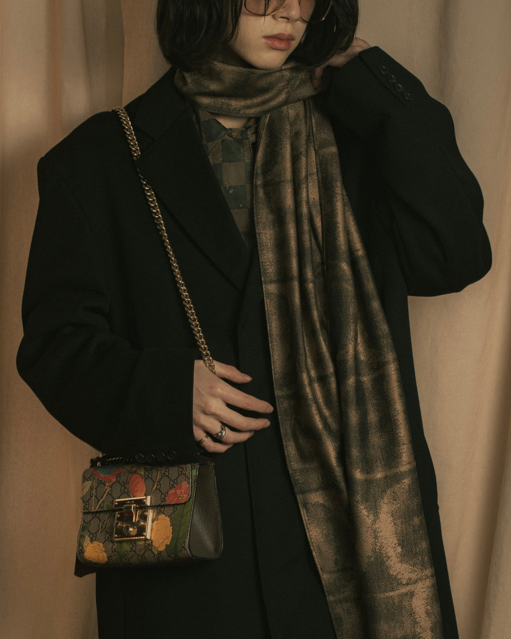 -SPECIAL- "Christian Dior"
90's-00's Abstract Expression Pattern Large Stole