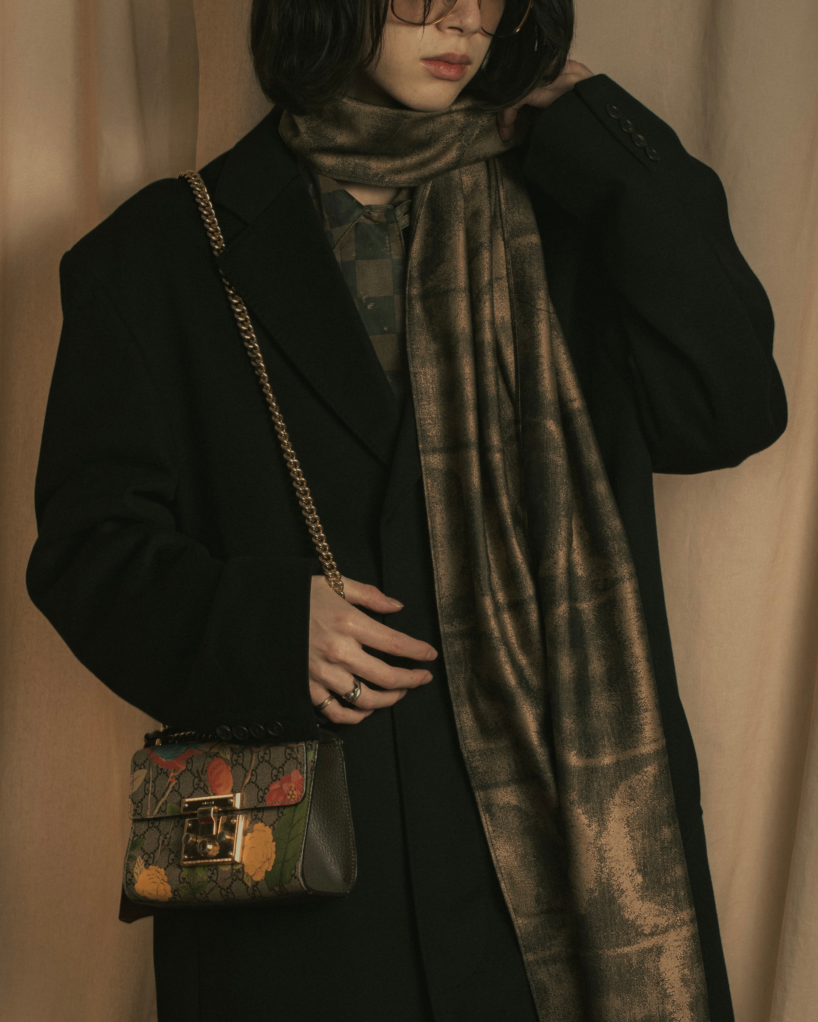 -SPECIAL- "Christian Dior"
90's-00's Abstract Expression Pattern Large Stole