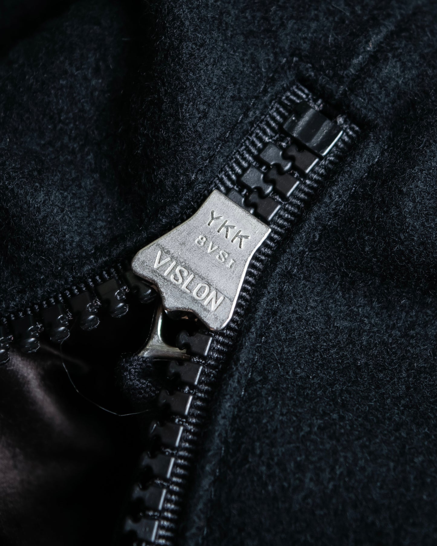 "MM6 MAISON MARGIELA" Wool blend zip up cape collar jacket