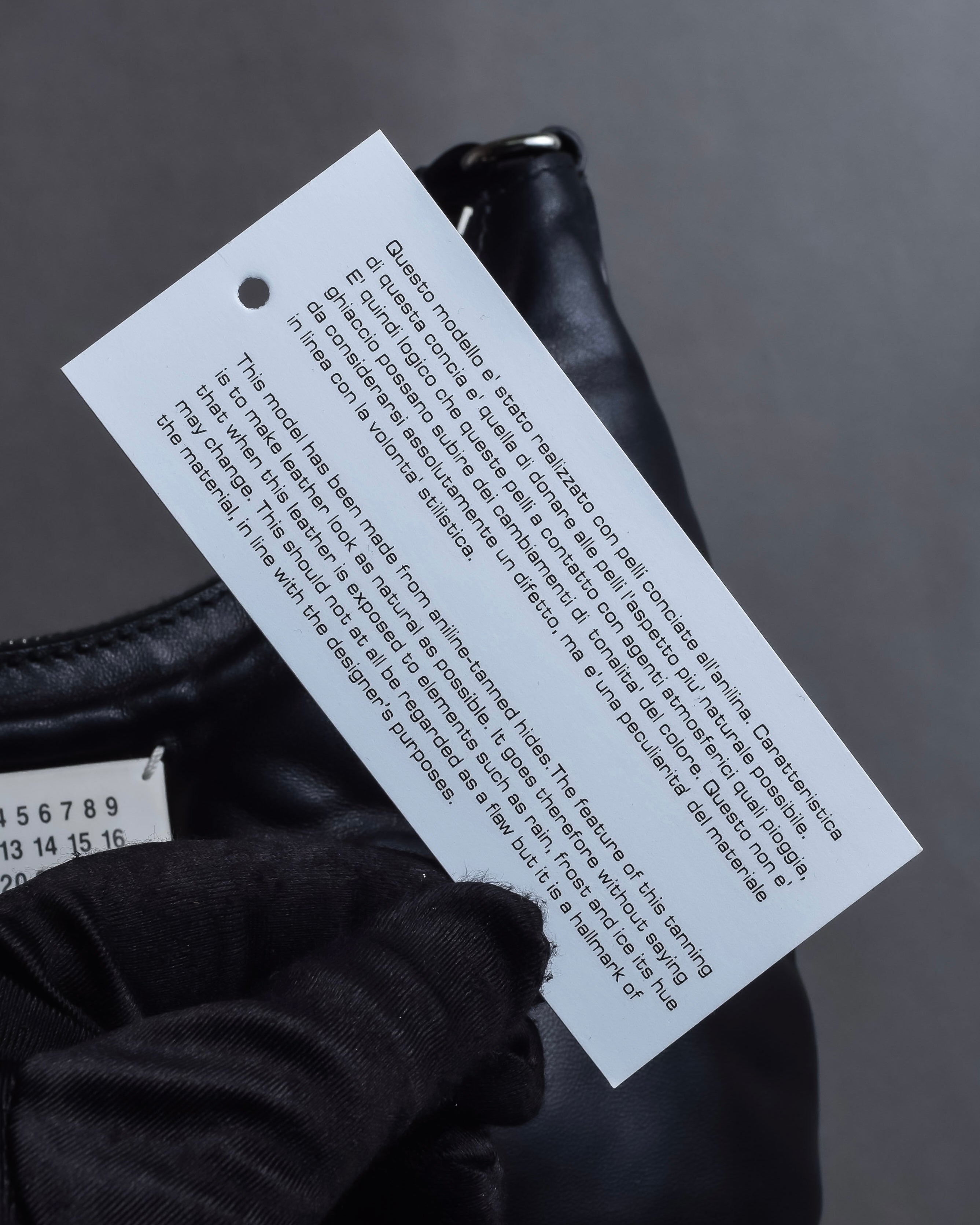 "MAISON MARGIELA" Glam Slam black one shoulder bag