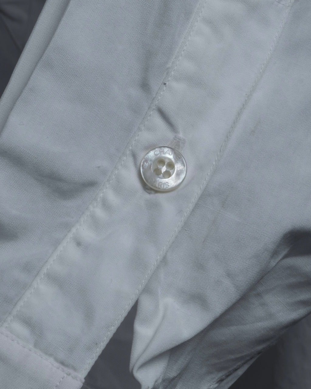 "CHANEL" 96's Spring collection tuck pleats shirt